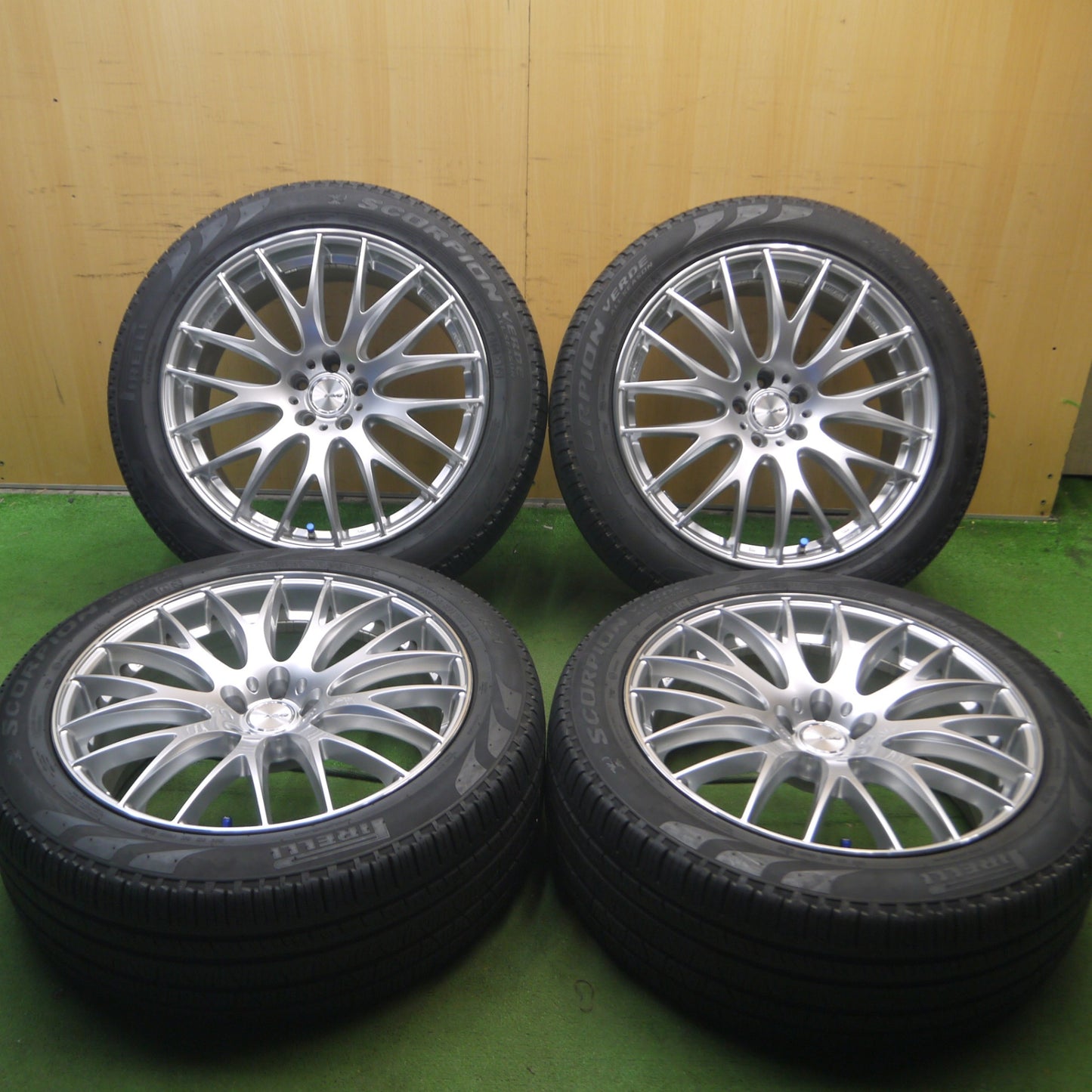 *送料無料* バリ溝！キレイ！9分★RAYS HOMURA 2X9 275/45R21 ピレリ スコーピオン VERDE 21インチ レイズ ホムラ 2×9 PCD114.3/5H★4071003Hノ