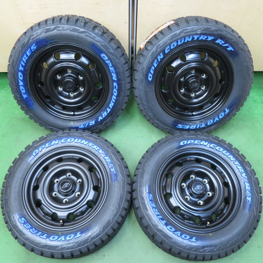 [送料無料] 未使用！24年★215/65R16C 109/107Q 8PR トーヨー オープンカントリー R/T 社外 アルミ 16インチ PCD139.7/6H★5040606IMノ