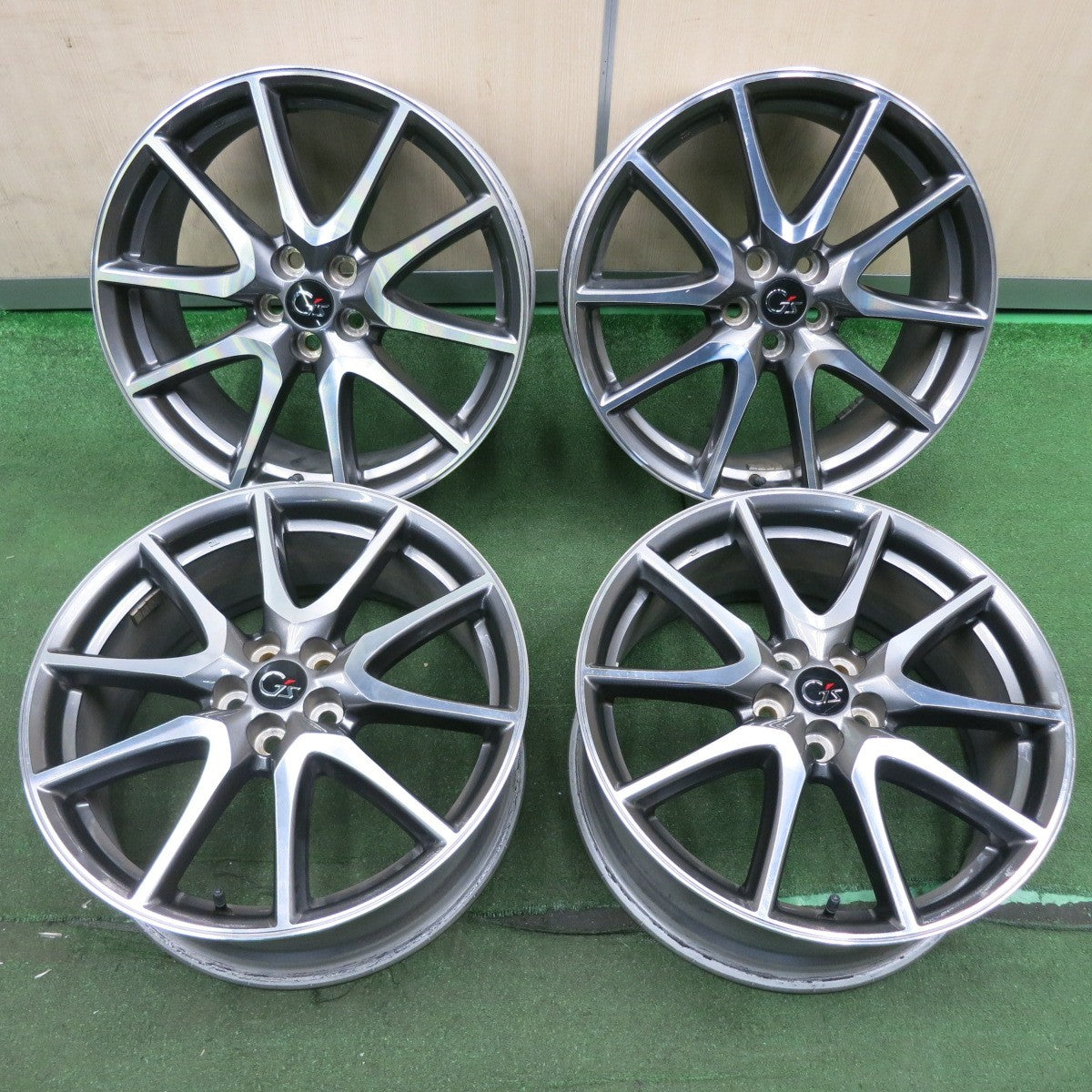 *送料無料* キレイ★トヨタ 30系 プリウス G's 純正 ホイール 18インチ 18×7.5J PCD100/5H★4062804NJホ