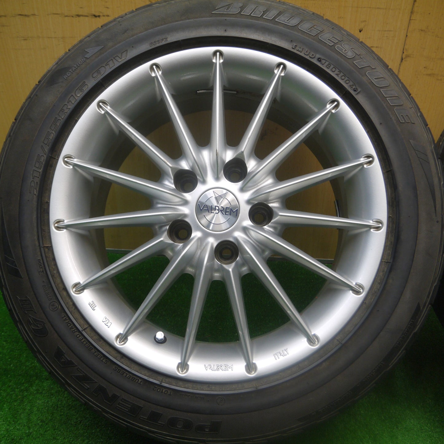 *送料無料* 4本価格★VALBREM 205/55R16 215/55R16 ファイアストン ファイアホーク ワイドオーバル ブリヂストン ポテンザ G3 ヴァルブレム PCD114.3/5H★4082701Hノ