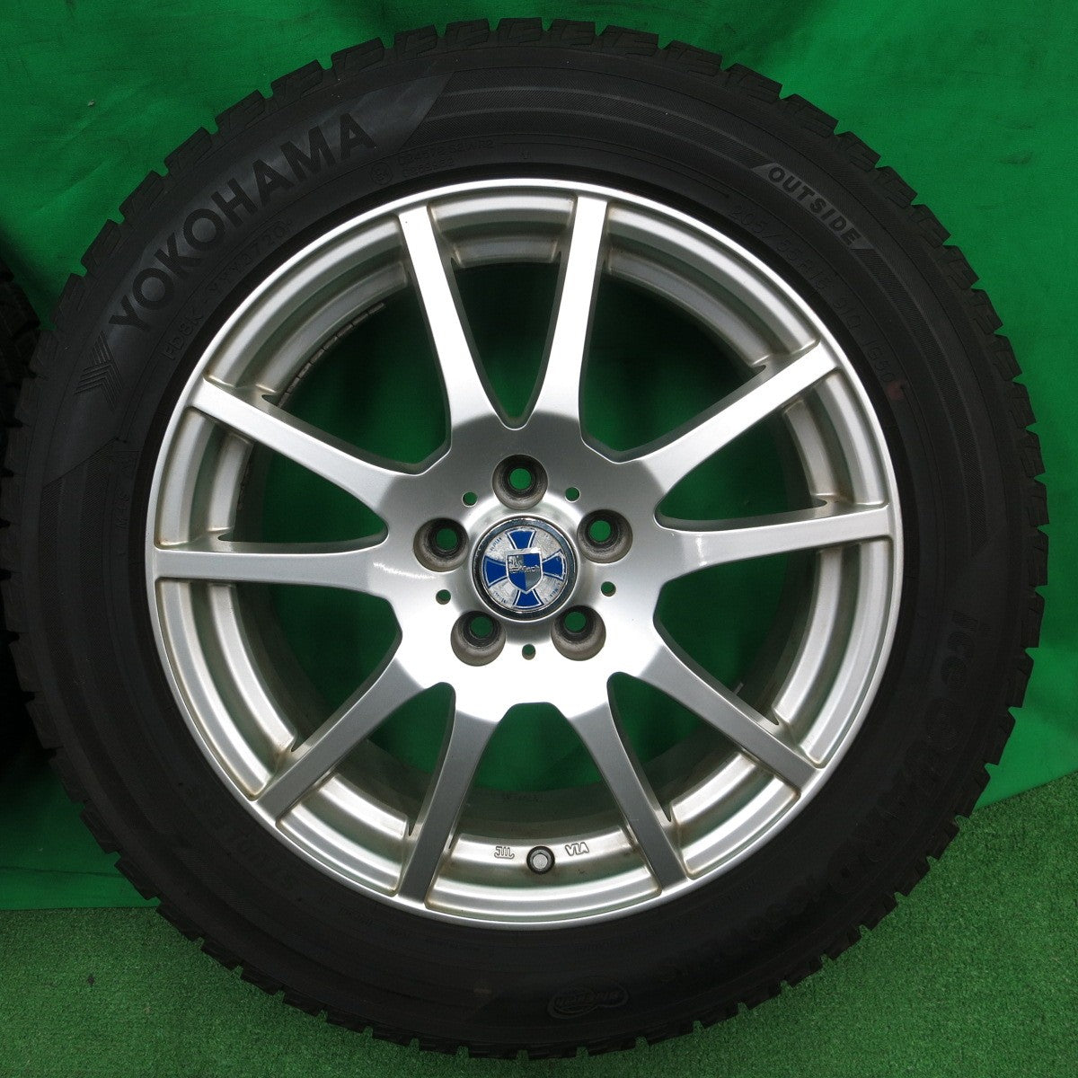 *送料無料* バリ溝！20年！9.5分★スタッドレス 205/55R16 ヨコハマ アイスガード iG50 プラス GMach 16インチ PCD100/5H★4050102ナス