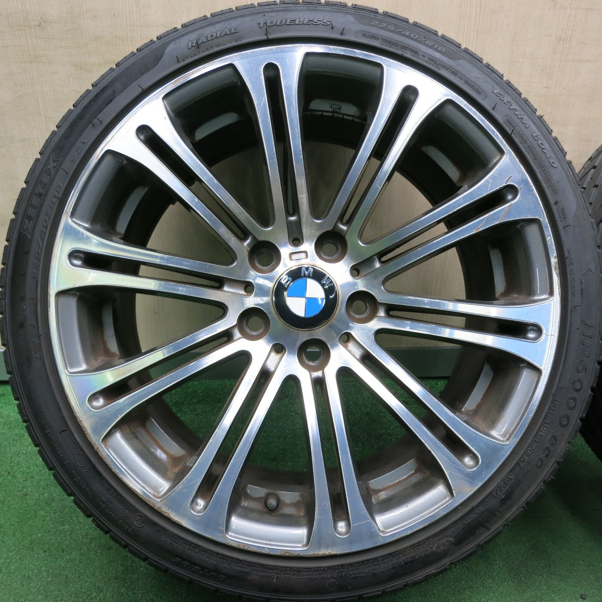 *送料無料* バリ溝！22年！8.5分★BMW E92 M3 タイプ 225/40R18 ジーテックス HP6000 eco 18インチ PCD120/5H★4060403HAノ