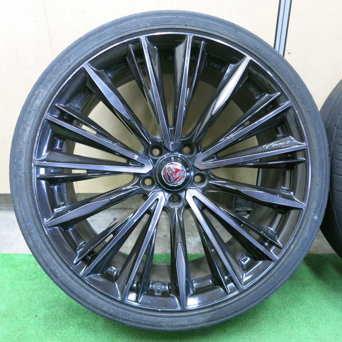 *送料無料* 4本価格★RAYS VERSUS STRATAGIA VOUGE 245/35R20 ヨコハマ DNA エコス ES300 レイズ PCD114.3/5H★4062401ナノ