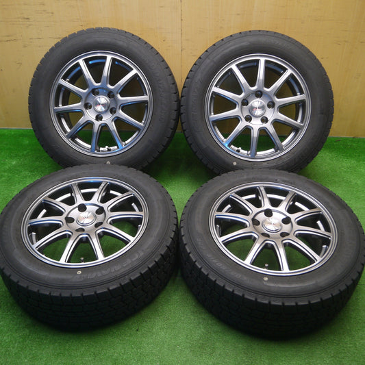 [送料無料] バリ溝！22年！キレイ！9.5分★LOXARNY SPORT 205/60R16 スタッドレス グッドイヤー アイスナビ7 ロクサーニ 16インチ PCD114.3/5H★4111807Hス