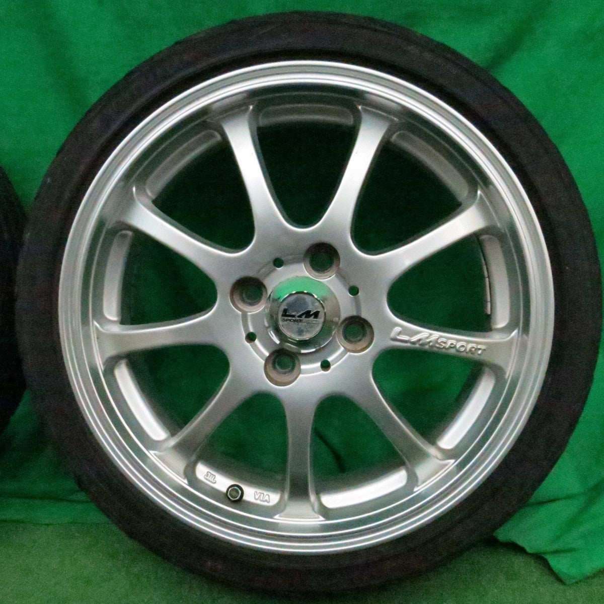 *送料無料* 4本価格 軽カー★LM SPORT 165/45R16 ヨコハマ DNA S.drive LMスポーツ 16インチ PCD100/4H★4050417ナノ