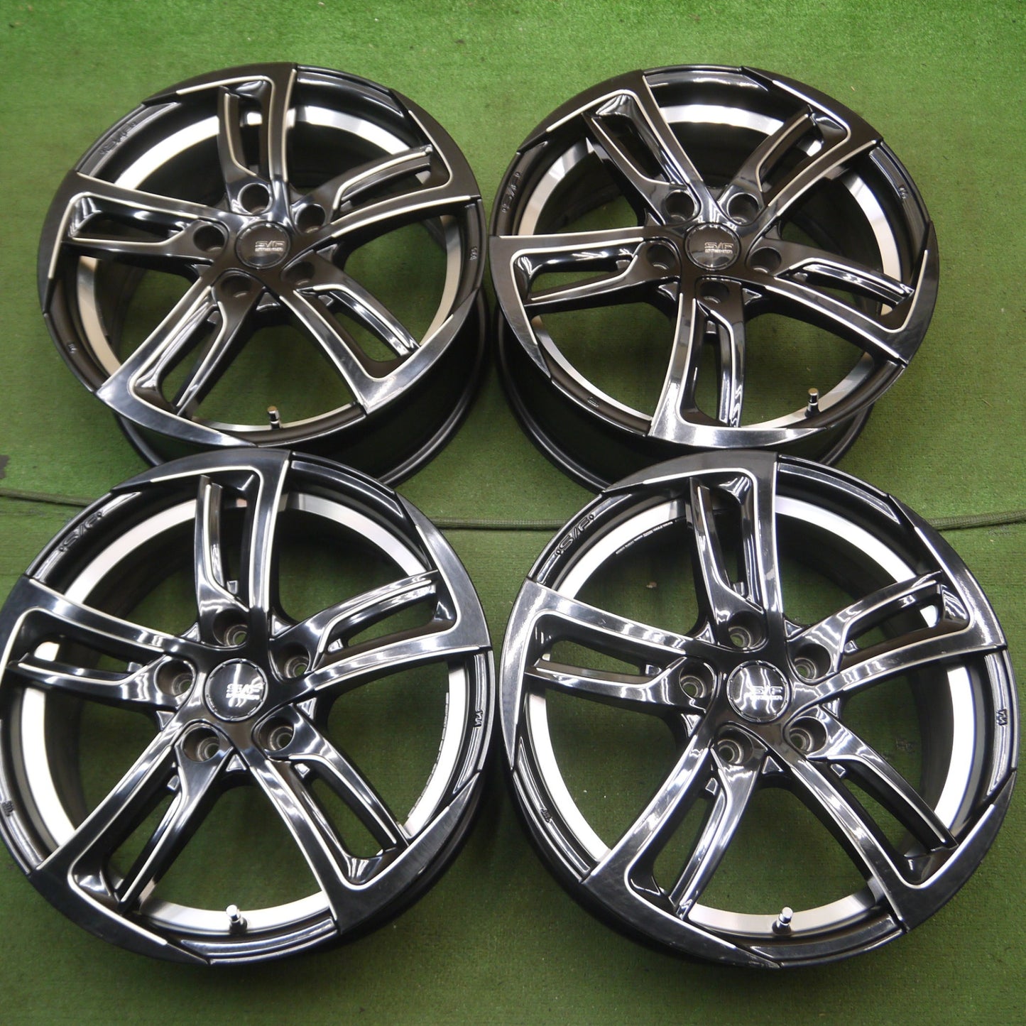 *送料無料* 4本価格★S/F STEINER ホイール 17インチ シュタイナー 17×7.0J PCD114.3/5H★4062104Hホ