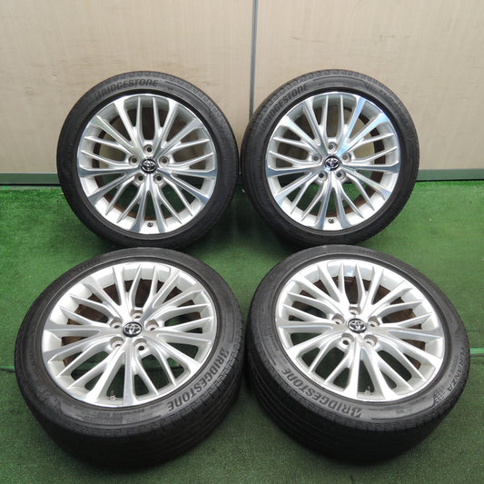 *送料無料* センサー付！キレイ★トヨタ 70系 カムリ 純正 235/45R18 ブリヂストン トランザ T005A PCD114.3/5H★4031802TNノ