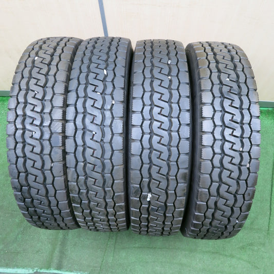 *送料無料* バリ溝！20年！9.5分★トラック タイヤ 195/85R16 114/112N ブリヂストン エコピア M812 ミックス オールシーズン 16インチ★4071306NJスタ