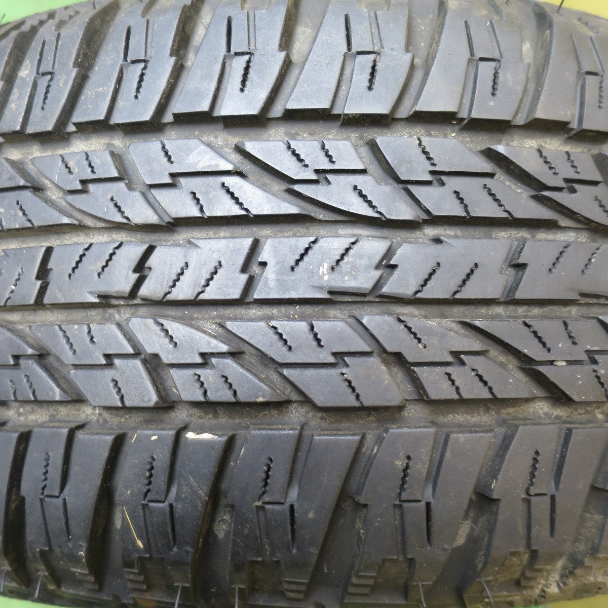 [送料無料] バリ溝！22年！キレイ！9.5分！1本★DEAN COLORADO 215/60R16 ヨコハマ ジオランダー A/T G015 ディーン コロラド 16インチ PCD112 120/5H マルチ★5031102Hノ
