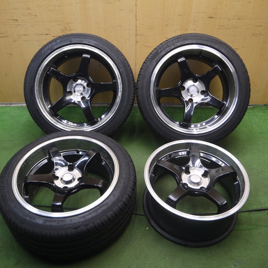 *送料無料* 4本価格★ANKA 215/45R17 225/45R17 ハイフライ HF805 17インチ PCD114.3/4H★4061910Hノ