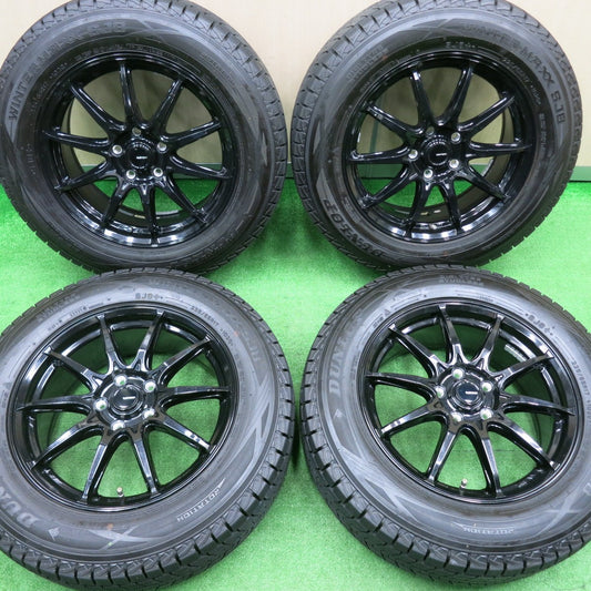 [送料無料] バリ溝！21年！キレイ！9.5分★スタッドレス 225/65R17 ダンロップ ウインターマックス SJ8 G-SPEED Gスピード 17インチ PCD114.3/5H★4102804NJス