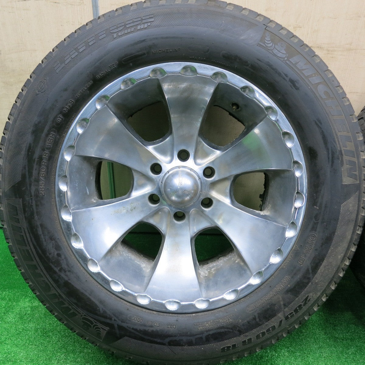 *送料無料* 4本価格★MKW M-19 285/60R18 ブリヂストン デューラー H/T 684Ⅱ ミシュラン LATITUDE TOUR HP  PCD139.7/6H★4073005HAノ