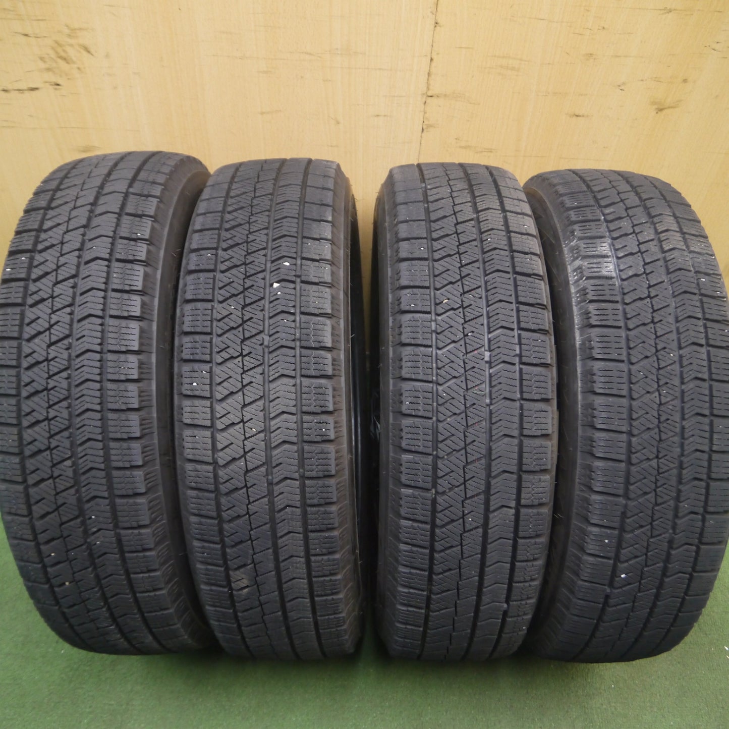 *送料無料* バリ溝！22年！キレイ！9分★スタッドレス 155/65R14 ブリヂストン ブリザック VRX2 DRASIZ KOSEI 光生 14インチ PCD100/4H★4052111Hス