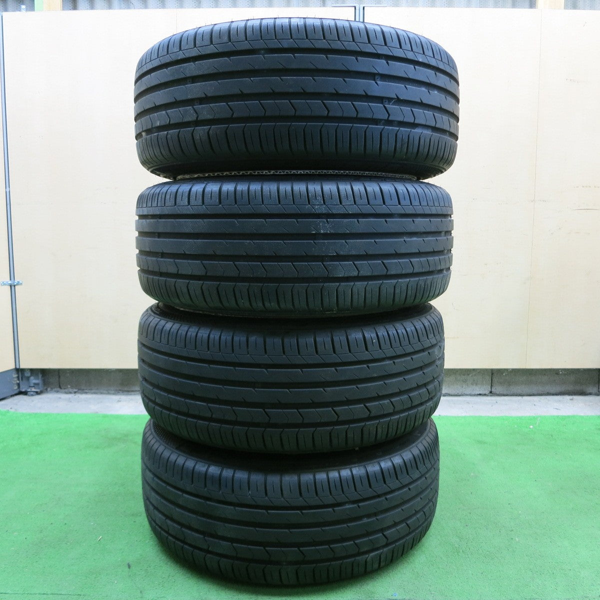 [送料無料] バリ溝！22年！キレイ！8.5分★O・Z TRIBE EVO 215/45R17 モモ TOPRUN M300 AS SPORT OZ 17インチ PCD114.3/5H★4103001ナノ