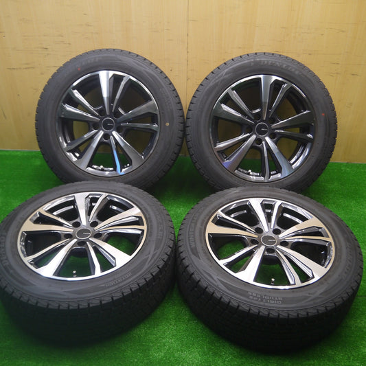 *送料無料* バリ溝！23年！キレイ！9.5分以上★ルノー アルカナ 等 215/60R17 スタッドレス ダンロップ ウインターマックス SJ8 smartline スマートライン PCD114.3/5H★4080505Hス