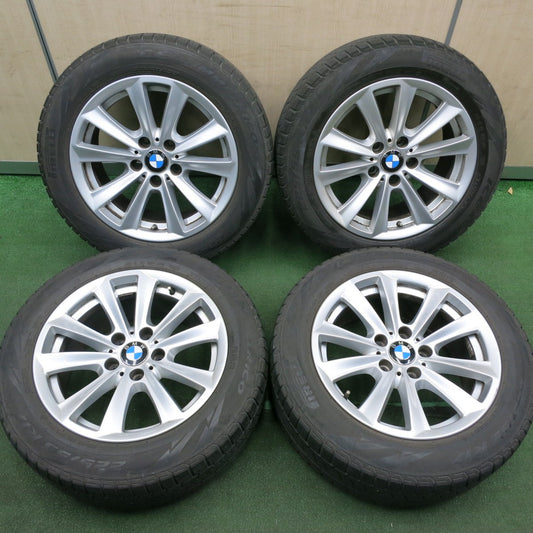 *送料無料* 4本価格★BMW 5シリーズ F10 純正 225/55R17 スタッドレス ピレリ アイスアシンメトリコ 17インチ PCD120/5H★4050701HAス