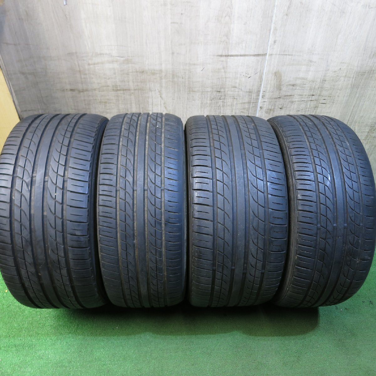 *送料無料* 4本価格★WORK Euroline 235/40R18 265/35R18 ヨコハマ DNA エコス ES300 ワーク ユーロライン 18インチ PCD114.3★3042609Hノ