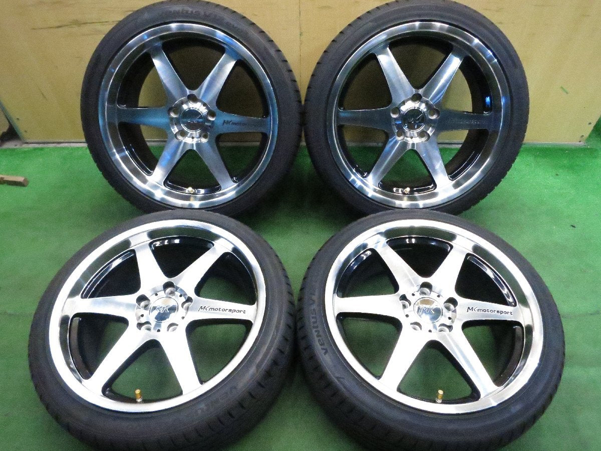 *送料無料* バリ溝！20年！キレイ！★BMW 等  MK motorsport MK6 225/40R19 265/35R19 ハンコック ベンタス V12 evo2 19インチ★3021408Hノ