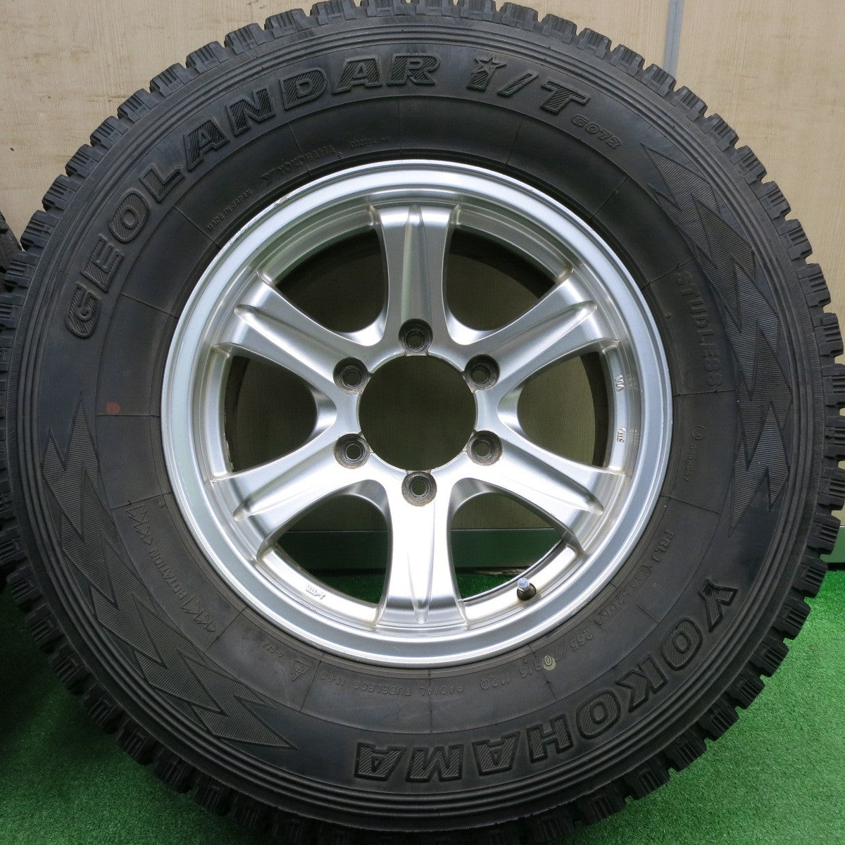 [送料無料] 4本価格★スタッドレス Weds KEELER 265/70R16 ヨコハマ ジオランダー i/T G072 キーラー 16インチ PCD139.7/6H★4101203HAス