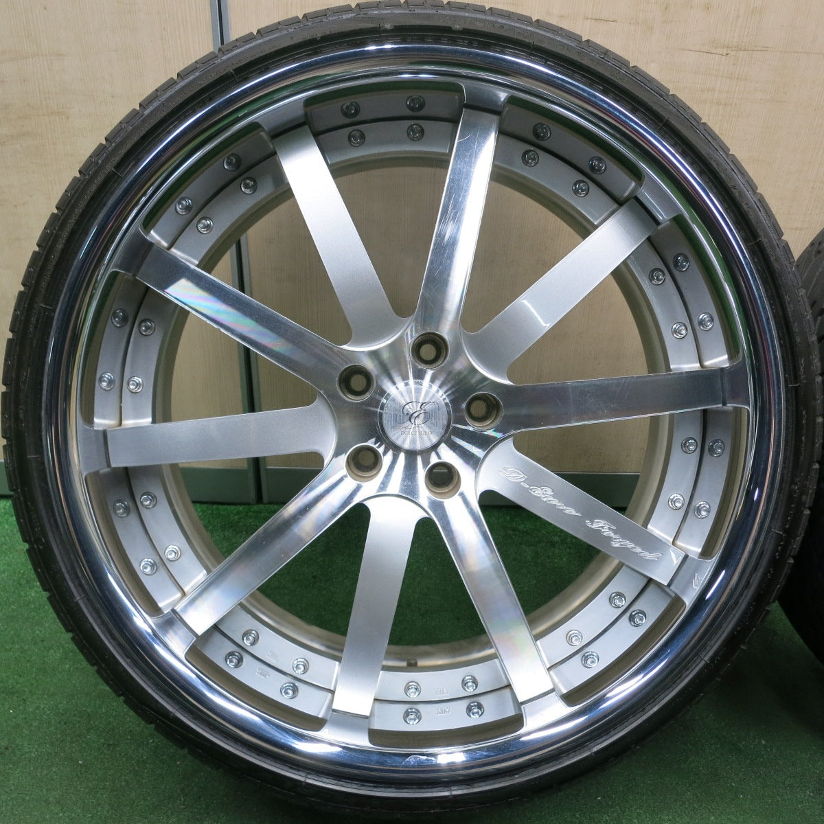 *送料無料* バリ溝！22年！9.5分★レクサス等 DOLCE EURO 255/30R22 265/30R22 ライオンハート LH-FIVE ハイダ HD921 ドルチェユーロ PCD120/5H★4070205HAノ