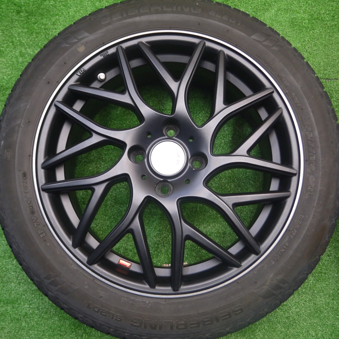 *送料無料* 4本価格！20年★Lehrmeister レアマイスター 185/55R16 セイバーリング SL201 16インチ PCD100/4H★4082107Hノ