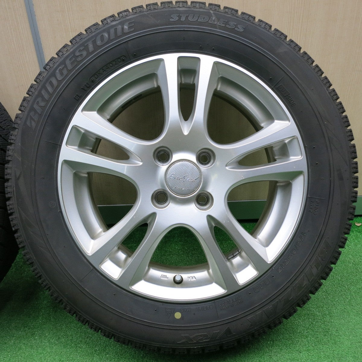 [送料無料] 4本価格！20年★スタッドレス 175/65R15 ブリヂストン ブリザック VRX EuroSpeed MANARAY SPORT マナレイ PCD100/4H★4101505NJス