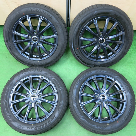 *送料無料* バリ溝！キレイ！8.5分★スタッドレス 205/55R16 ヨコハマ アイスガード iG60 WAREN ヴァーレン 16インチ PCD114.3/5H★4042403イス