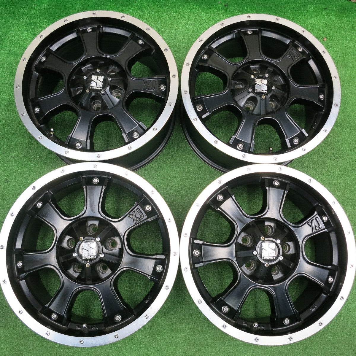 [送料無料] キレイ★XTREME-J XJ02 17インチ ホイール エクストリームJ 17×7.5J PCD114.3 127/5H マルチ★4102803HAホ