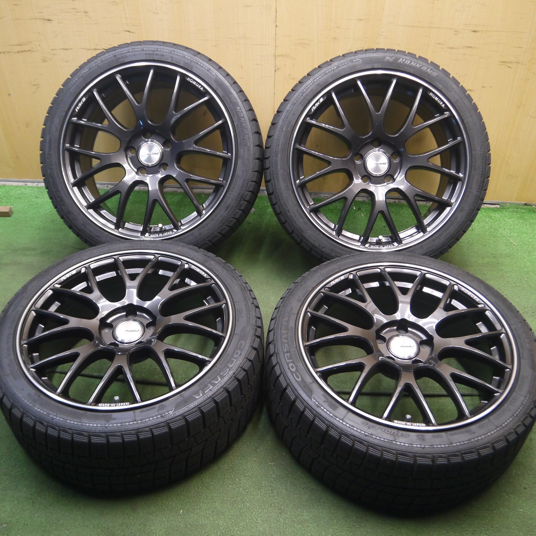 送料無料*バリ溝！21年！キレイ！9.5分☆ベンツ 等 スタッドレス RAYS HOMURA 2X8 GTS 235/40R18 ナンカン |  名古屋/岐阜の中古カー用品・工具の買取/販売ならガレージゲット