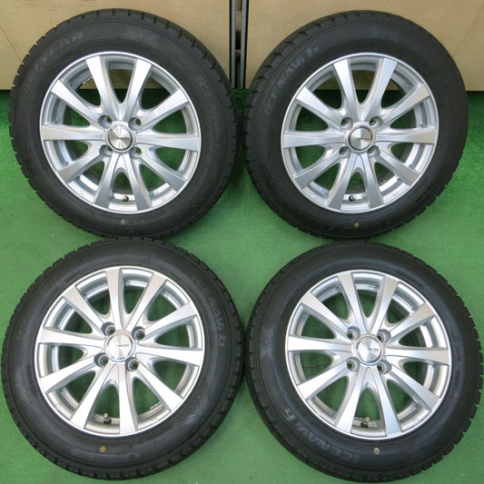 *送料無料* バリ溝！20年！綺麗！9.5分★スタッドレス 165/65R14 グッドイヤー アイスナビ6 ravrion RS01 ラブリオン 14インチ PCD100/4H★4041904イス