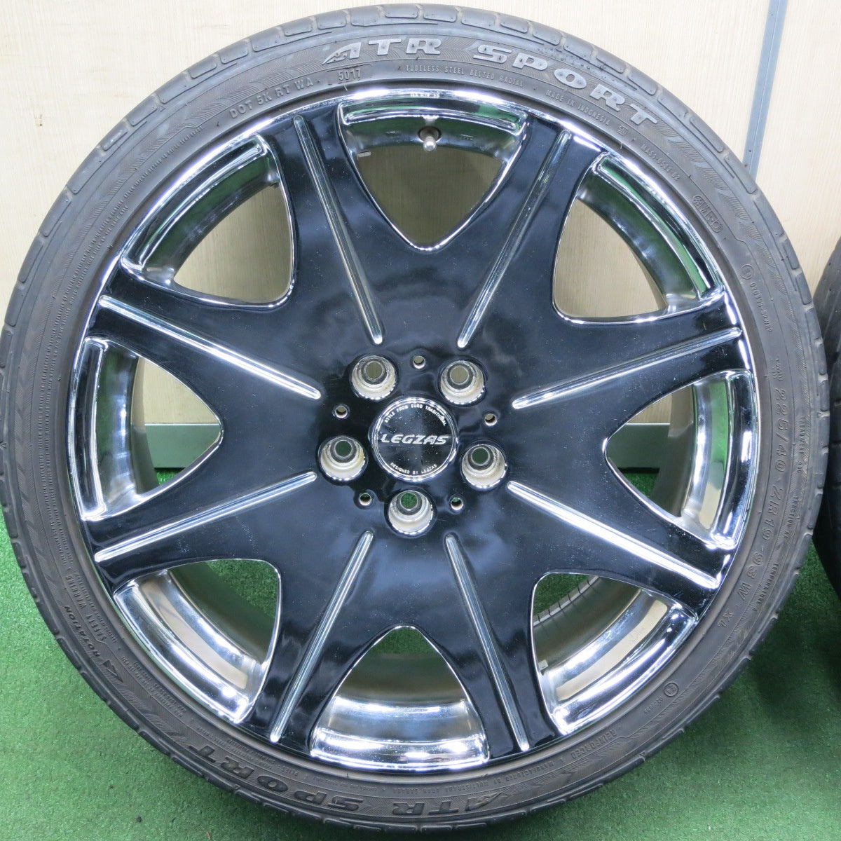 *送料無料* 4本価格★LEGZAS 225/40R19 ATR SPORT ATRスポーツ レグザス 19インチ PCD114.3/5H★4040304TNノ