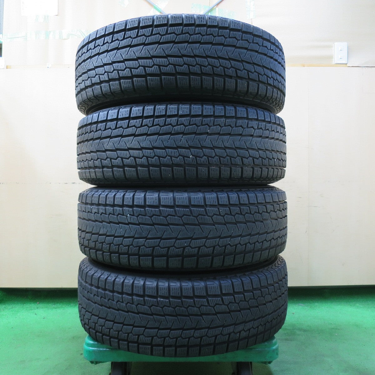 *送料無料* バリ溝！9.5分★スタッドレス 225/65R17 ヨコハマ アイスガード G075 SCHNEIDER シュナイダー 17インチ PCD114.3/5H★4072202イス