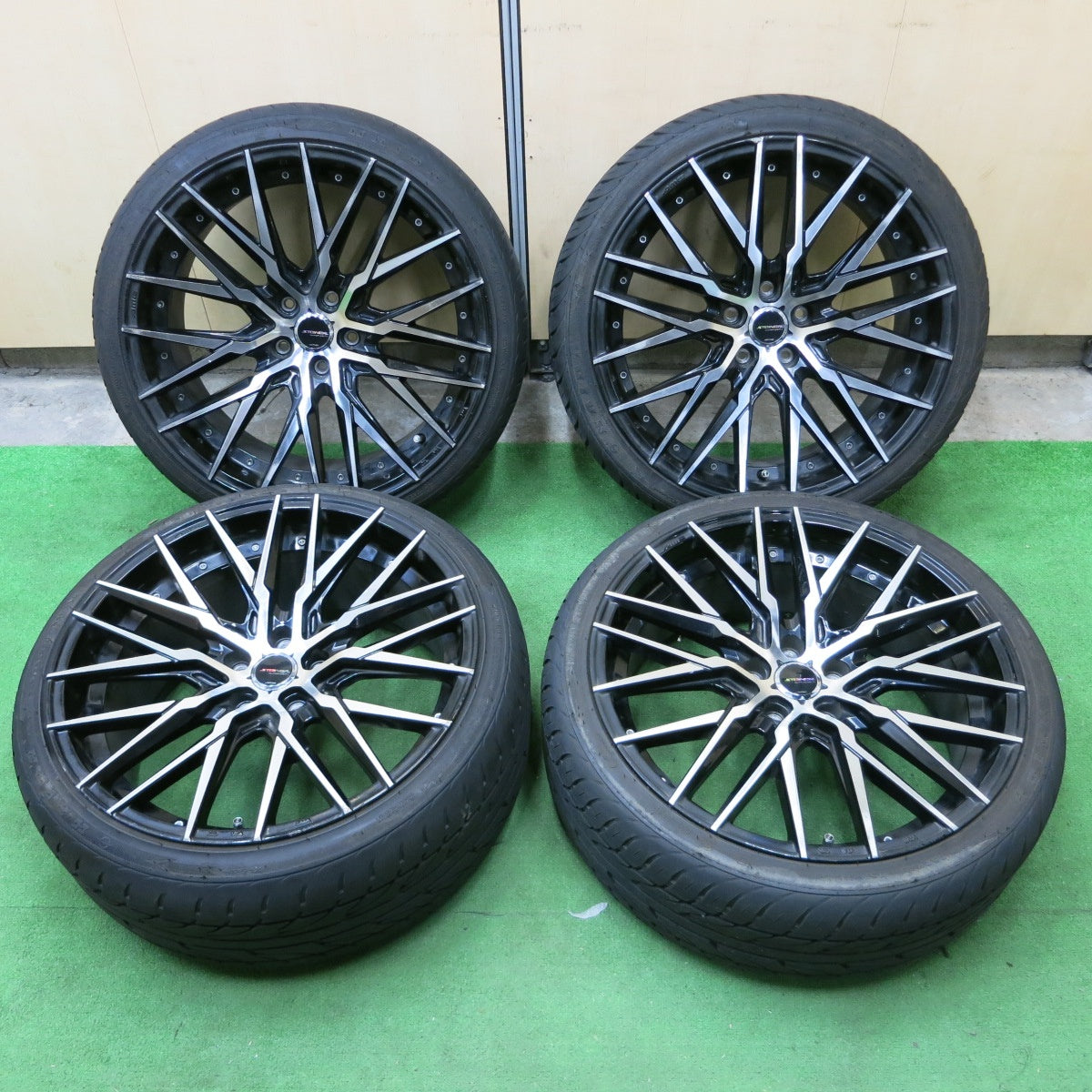 *送料無料* 4本価格！23年★STEINER AME CVX 245/35R20 ハイダ HD921 シュタイナー 20インチ PCD114.3/5H★4062102ナノ