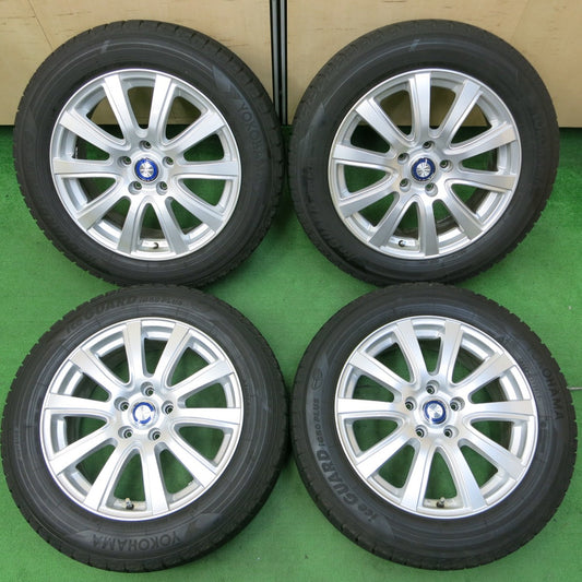 *送料無料* バリ溝！キレイ！8.5分★スタッドレス 215/60R17 ヨコハマ アイスガード iG50 プラス JENEIGE 17インチ PCD114.3/5H★4052809イス