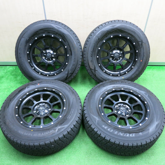 [送料無料] バリ溝！23年！9.5分★NITRO POWER M10 ナイトロパワー 265/65R17 スタッドレス ダンロップ ウインターマックス SJ8 PCD139.7/6H★4101201HAス