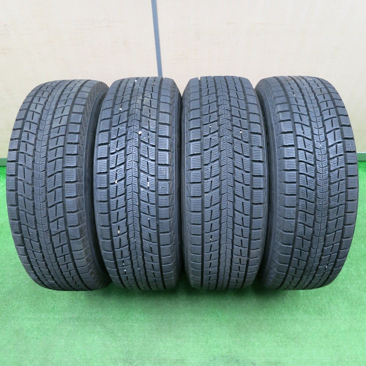 [送料無料] バリ溝！キレイ！9.5分★スタッドレス 225/65R17 ダンロップ ウインターマックス SJ8 PIAA Eleganza S-01 ピア エレガンツァ PCD114.3/5H★4112208NJス