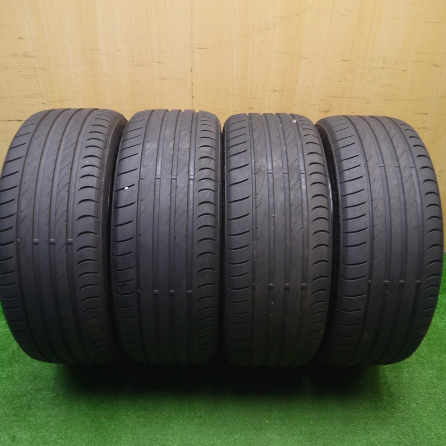 *送料無料* バリ溝！22年！キレイ！8.5分★RAYS HOMURA 2X9 245/35R20 ワンリ SPORT macro SA302 2×9 レイズ ホムラ PCD114.3/5H★4090405Hノ