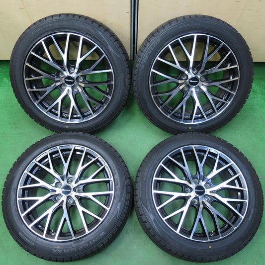 *送料無料* バリ溝！21年！8.5分★スタッドレス 225/50R18 ダンロップ ウインターマックス WM02 Precious プレシャス 18インチ PCD114.3/5H★4071205イス