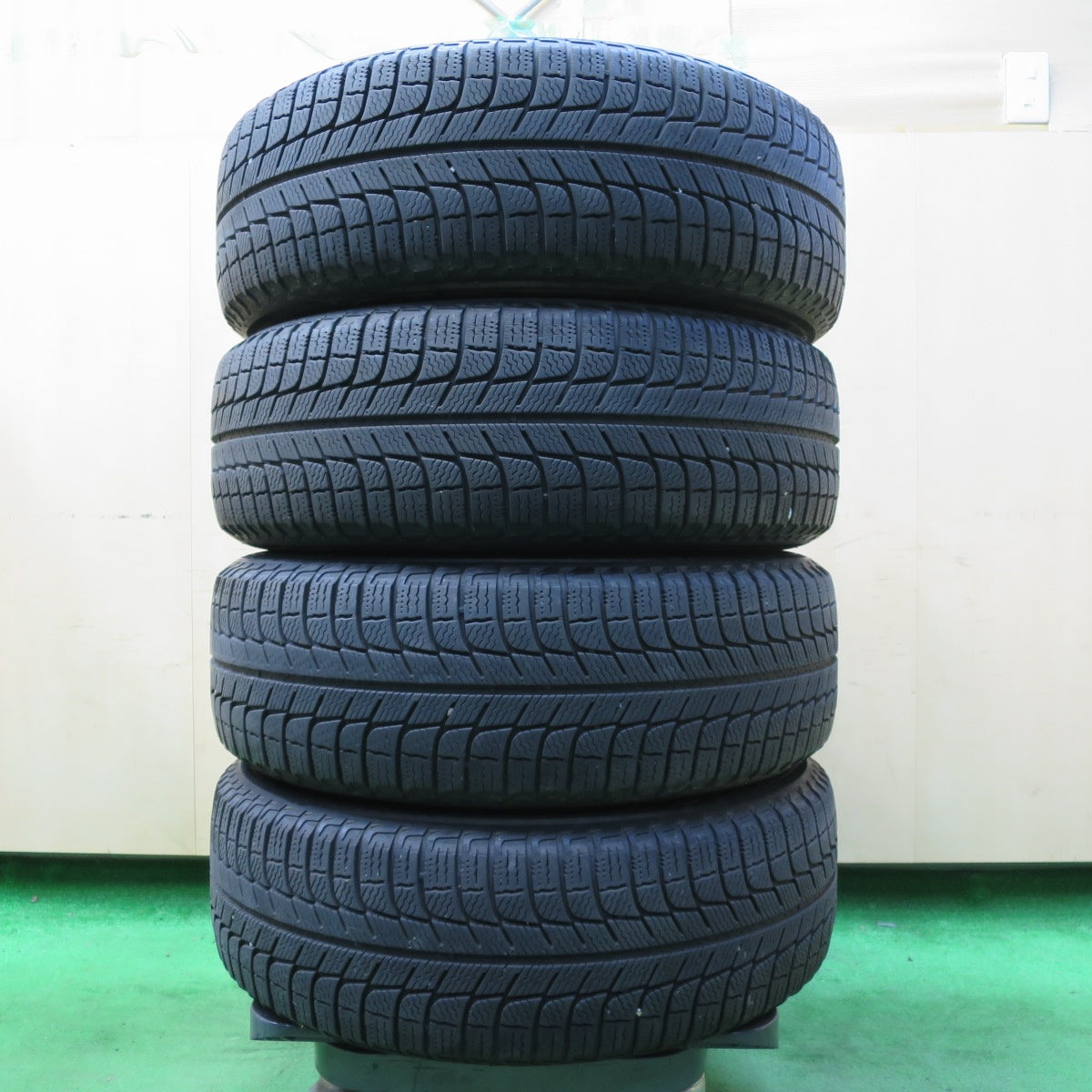 *送料無料* キレイ★スバル GP インプレッサ 純正 195/65R15 スタッドレス ミシュラン X-ICE XI3 15インチ  PCD100/5H★4070503イス