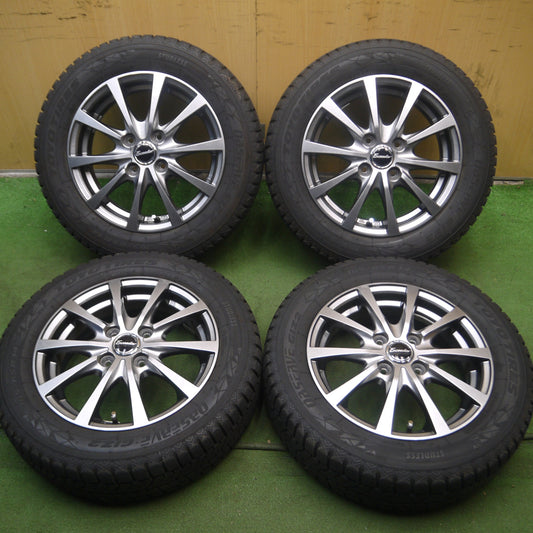 *送料無料* バリ溝！21年！キレイ！9分★スタッドレス 165/65R14 トーヨー オブザーブ GIZ2 Exceeder エクシーダー 14インチ PCD100/4H★4062609Hス