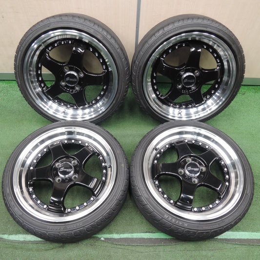 *送料無料* キレイ！20年★軽サイズ STEALTH RACING 165/45R16 ケンダ ラジアル カイザー ステルスレーシング 16インチ PCD100/4H★4031203NJノ