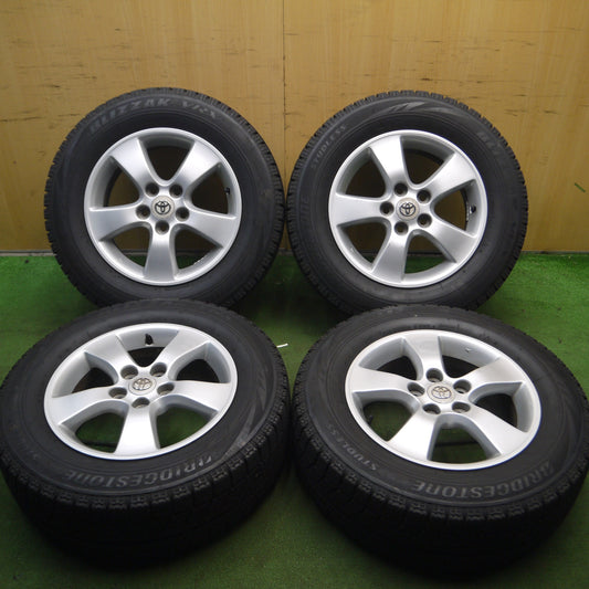 *送料無料* バリ溝！20年！8.5分★トヨタ 30系 エスティマ 純正 215/65R16 スタッドレス ブリヂストン ブリザック VRX 16インチ PCD114.3/5H★4040212Hス