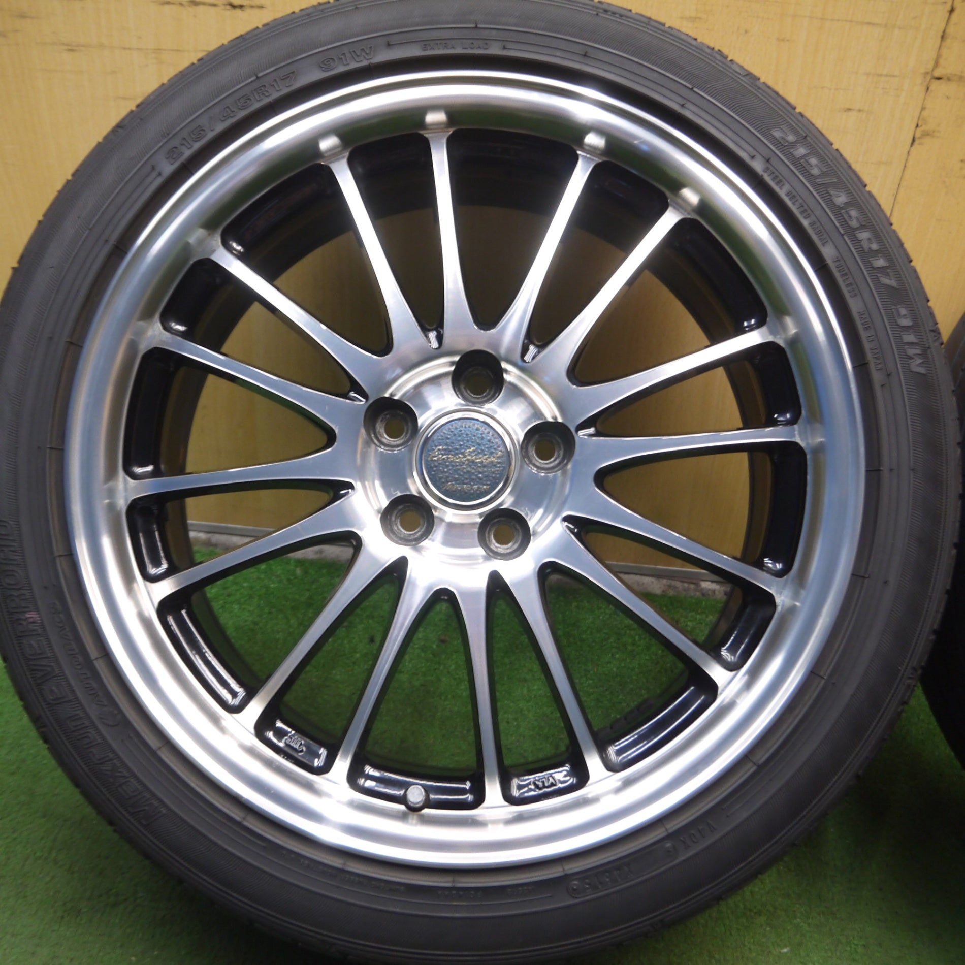 *送料無料* 4本価格★プリウス等 215/45R17 オートバックス Maxrun EVERROAD EuroSpeed MANARAY SPORT  PCD100/5H★4040503Hノ