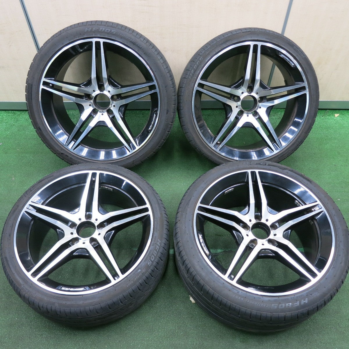 *送料無料* 4本価格★ベンツ AMG 純正 タイプ 245/35R19 275/35R19 ハイフライ HF805 19インチ PCD112/5H★4043003HAノ