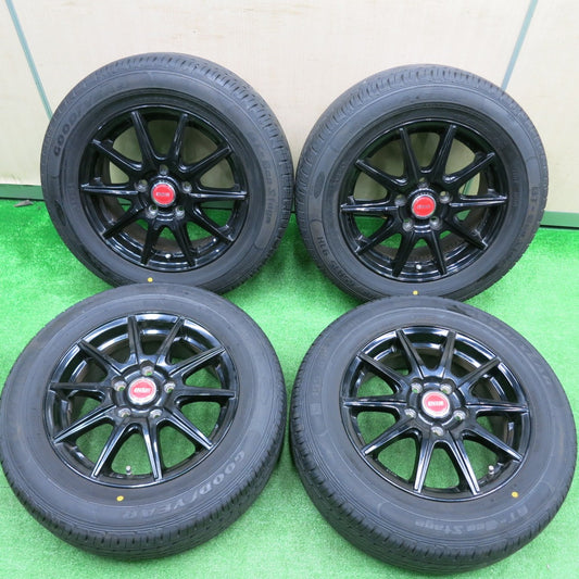 [送料無料] バリ溝！9.5分★195/65R15 グッドイヤー GT-Eco Stage D.O.S. DOS 15インチ PCD114.3/5H★4100605HAノ