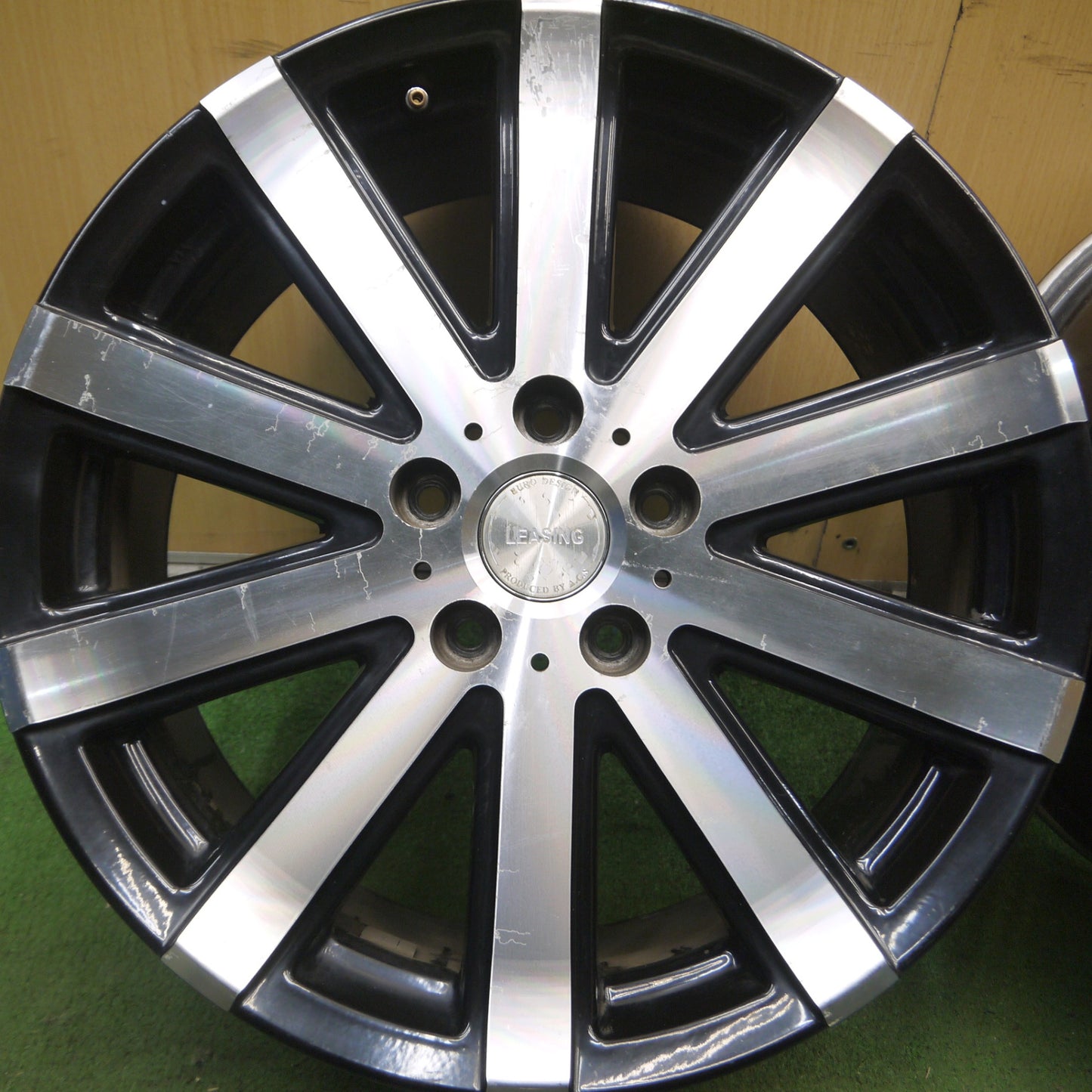 *送料無料* 4本価格★LEASING A.C.S ホイール 18インチ レアシング ACS 18×7.5J PCD114.3/5H★4051407Hホ