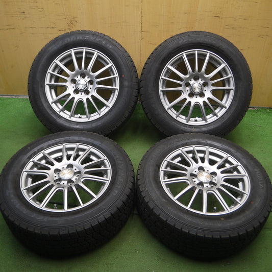 *送料無料* バリ溝！キレイ！8.5分★プリウス 等 195/65R15 スタッドレス グッドイヤー アイスナビ7 ravrion selzer ラブリオン 15インチ PCD100/5H★4052409Hス