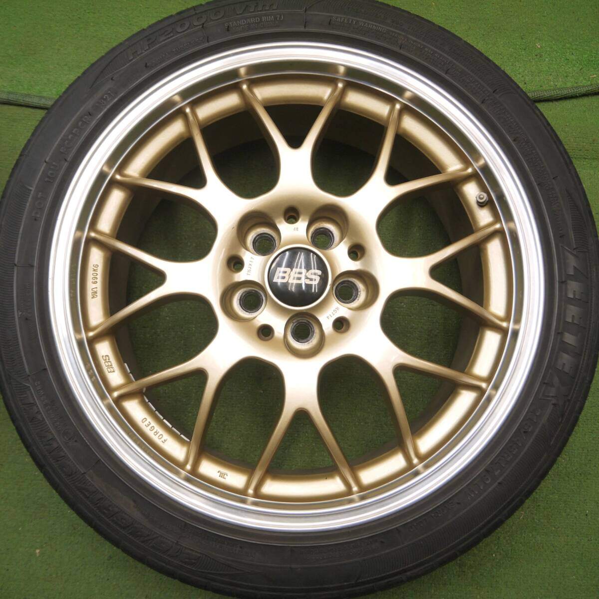 *送料無料* 4本価格★BBS RG714 215/45R17 ジーテックス HP2000 vfm 17インチ PCD100/5H 86 BRZ 等★4042407Hノ