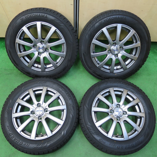 *送料無料* バリ溝！20年！キレイ！9.5分以上★スタッドレス 175/65R15 ヨコハマ アイスガード iG60 ZACK JP-110 MONZA ザック PCD100/4H★4082707イス