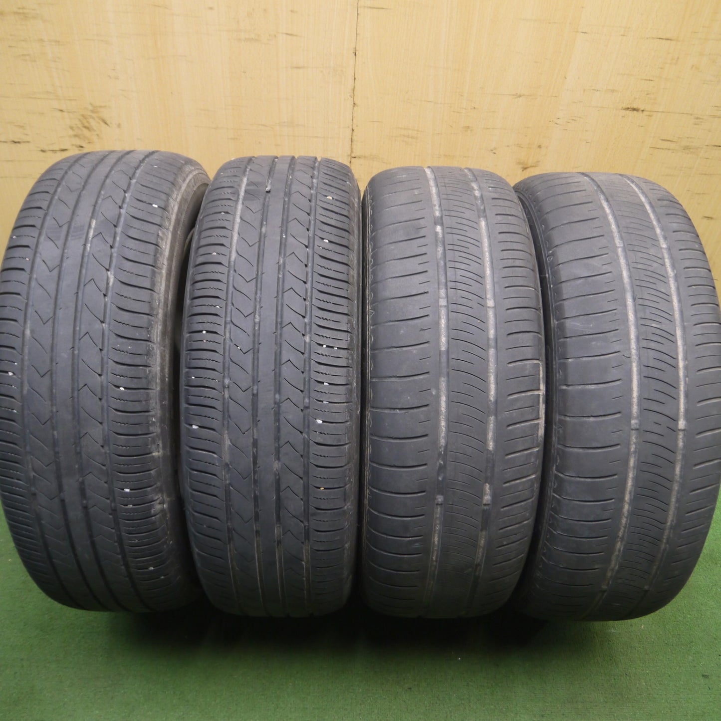 *送料無料* 4本価格！21年★トヨタ 70系 ヴォクシー 純正 205/60R16 トーヨー SD-7 ダンロップ エナセーブ RV505 PCD114.3/5H★4050708Hノ